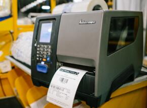 网络购物平台利用intermec打印机打印可变数据标签